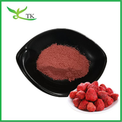 Prodotto biologico in polvere di frutta essiccata in freezer 100% puro in polvere di fragole essiccate in freezer senza zucchero