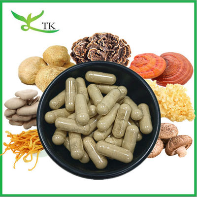 Ingrosso 100% puro naturale 8 in 1 funghi in polvere capsule di funghi ingrosso