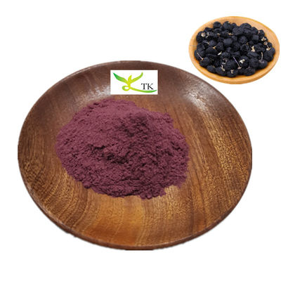 100% naturale cinese Black Goji Berry in polvere Black Wolfberry Frutto Estratto 1% ~ 25% Antocianina
