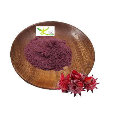 Colorante alimentare naturale Roselle Flower Powder Roselle Extract Powder 10% Antocianidine