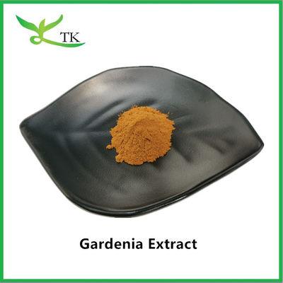 Puro naturale di qualità alimentare Gardenia Jasminoides Estratto in polvere Geniposide 10%