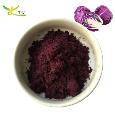 Grado alimentare Estratto di cavolo rosso naturale 100% antociani 5% ~ 25%