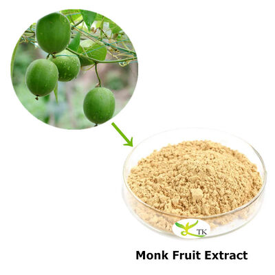 Estratto Puro Naturale di Luo Han Guo Frutto del Monaco Estratto di Frutto del Monaco in Polvere 50% 80% Mogrosidi Alternativa Naturale a Zero Calorie allo Zucchero