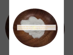 Prezzo all'ingrosso di estratto di liquirizia naturale sfuso, glicirrizinato dipotassico, estratto di radice di liquirizia